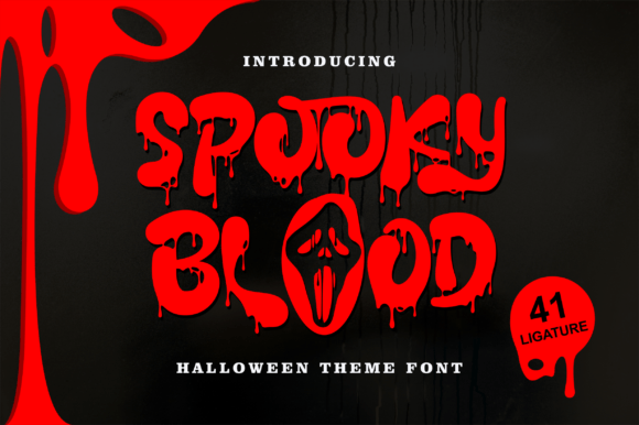 Download Spooky Blood Font - Premium Resources