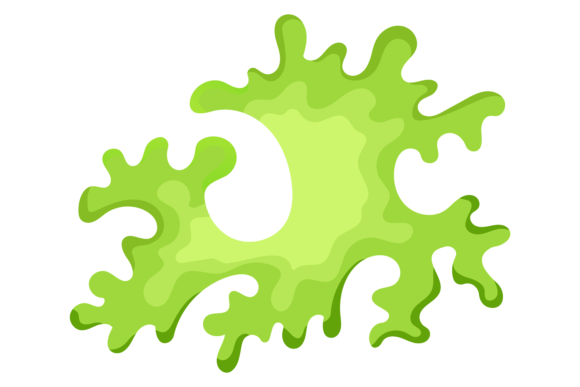 Download Green Coral Cartoon Icon. Aquatic Nature - Aquatic Collection