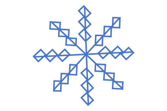 Download Abstract Snowflake. Winter Holiday Decor - Holiday decor Collection